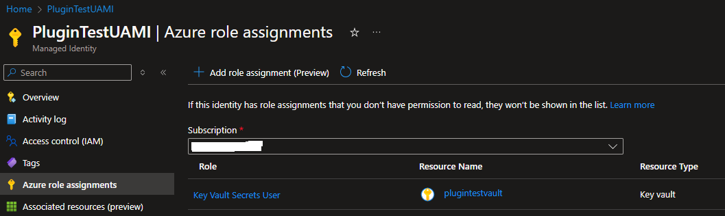 Azure Role Assignment